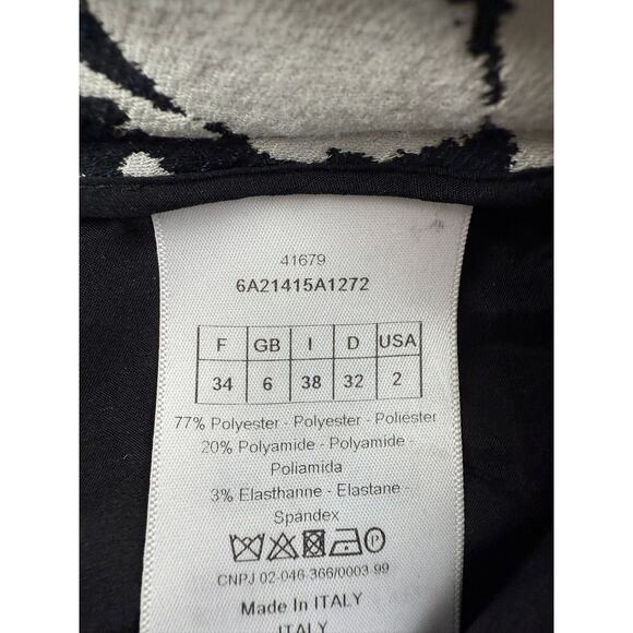 Christian Dior Women US 2 Black And White 2016 Dior Straight Leg Pants - Picture 4 of 16